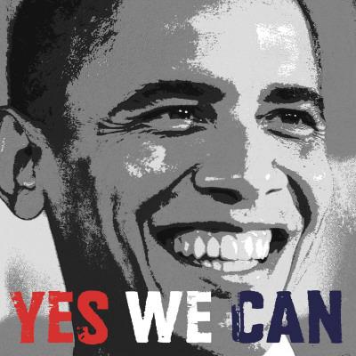 PRESIDENT BARACK OBAMA YES WE CAN  POSTER  22" X 34" NEW SEALED TRENDS  #9937 