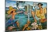 Baracoa Mural-Charles Glover-Mounted Giclee Print
