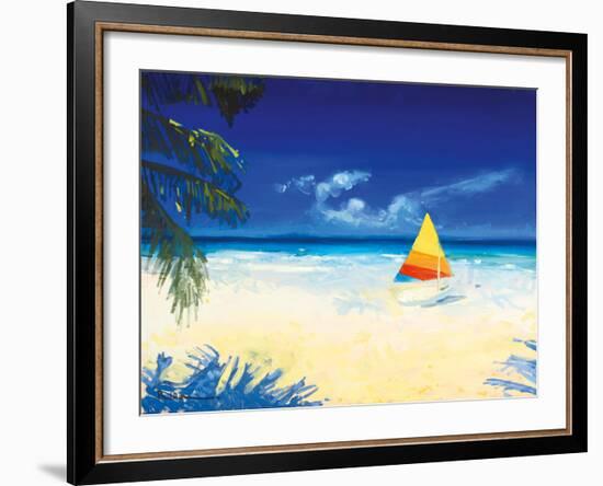 Barbados Beach I-Paul Brown-Framed Giclee Print