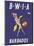Barbados - Caribbean Islands - Moko Jumbie Stilts Dancer - British West Indies Airways BWIA-null-Mounted Art Print