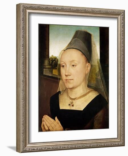 Barbara De Vlaenderberch, circa 1472-75-Hans Memling-Framed Giclee Print