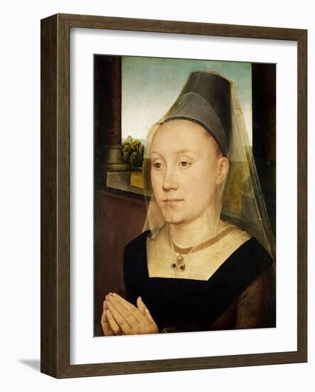 Barbara De Vlaenderberch, circa 1472-75-Hans Memling-Framed Giclee Print