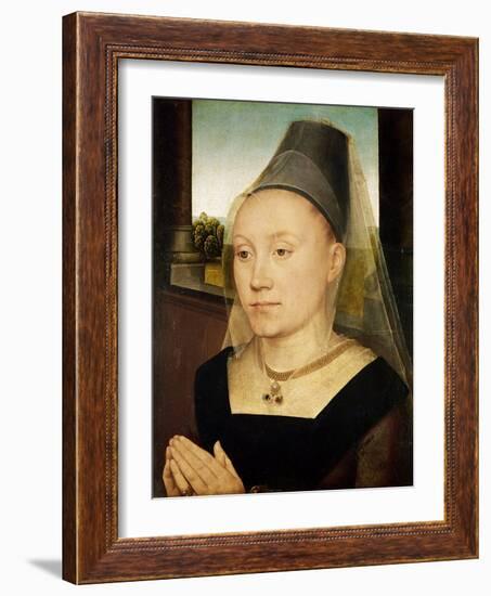 Barbara De Vlaenderberch, circa 1472-75-Hans Memling-Framed Giclee Print