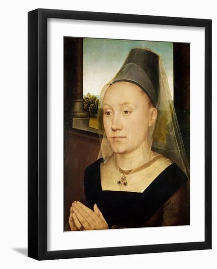 Barbara De Vlaenderberch, circa 1472-75-Hans Memling-Framed Giclee Print