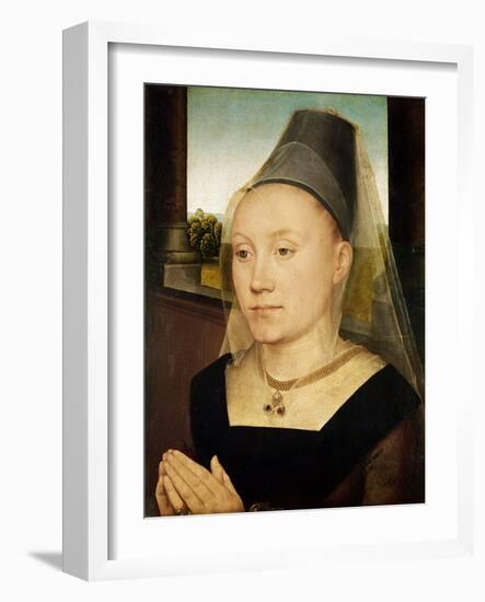 Barbara De Vlaenderberch, circa 1472-75-Hans Memling-Framed Giclee Print