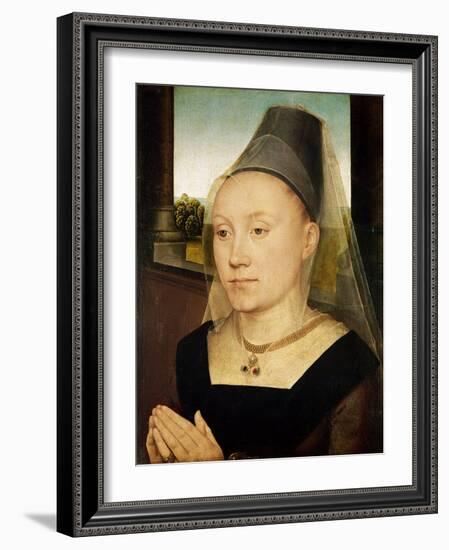 Barbara De Vlaenderberch, circa 1472-75-Hans Memling-Framed Giclee Print