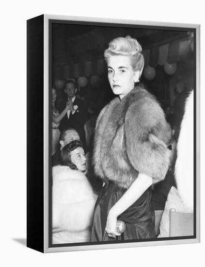 Barbara Hutton, Countess Von Haugwitz-Reventlow, in Palm Beach, Jan. 19, 1940-null-Framed Stretched Canvas