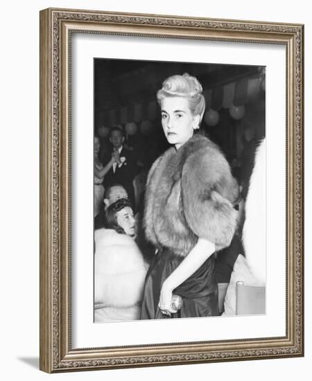 Barbara Hutton, Countess Von Haugwitz-Reventlow, in Palm Beach, Jan. 19, 1940-null-Framed Photo