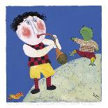 The Boy Blew His Horn-Barbara Olsen-Giclee Print