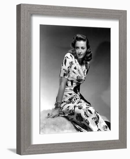 Barbara Stanwyck, 1940-George Hurrell-Framed Photo