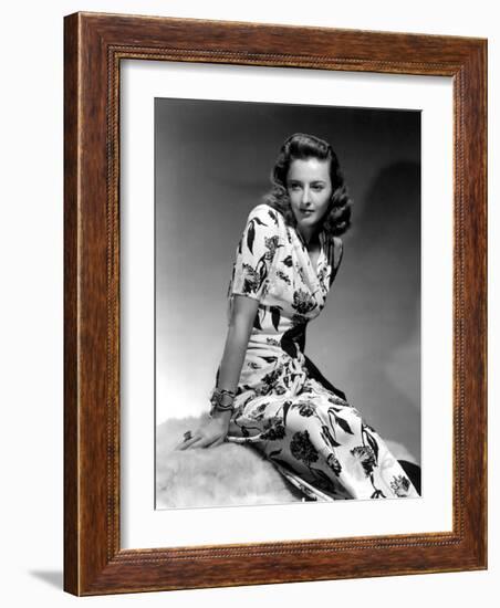 Barbara Stanwyck, 1940-George Hurrell-Framed Photo