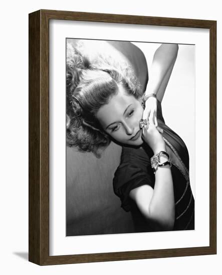 Barbara Stanwyck, 1945-null-Framed Photographic Print