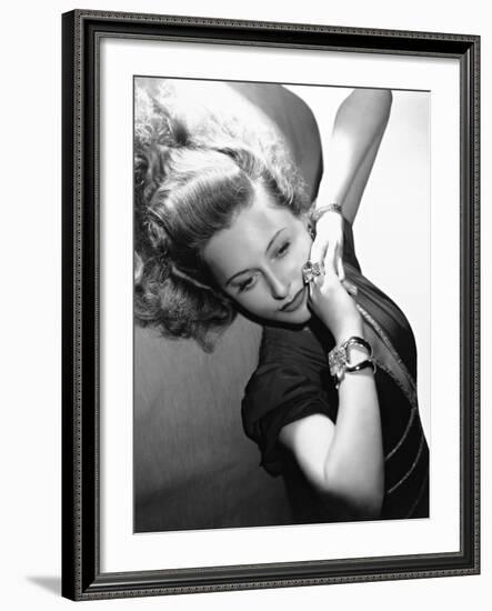 Barbara Stanwyck, 1945-null-Framed Photographic Print