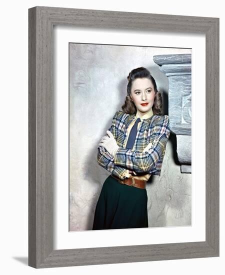 Barbara Stanwyck, 1945-null-Framed Photographic Print