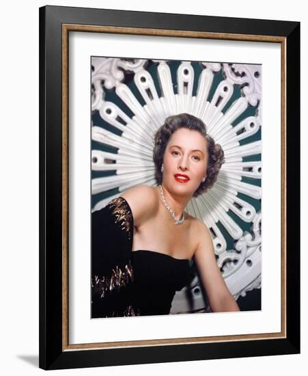 Barbara Stanwyck, 1955-null-Framed Photographic Print