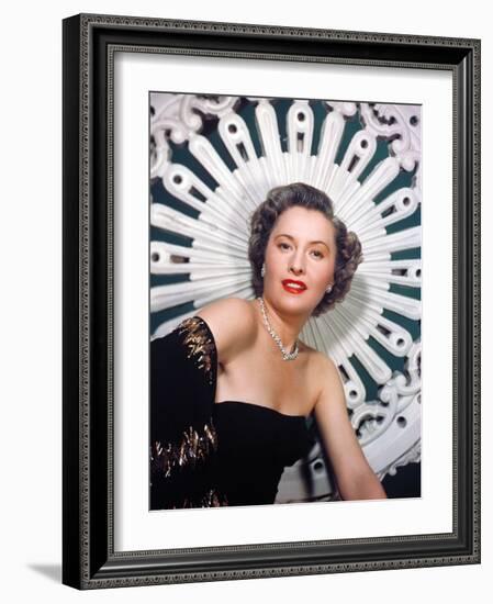 Barbara Stanwyck, 1955-null-Framed Photographic Print