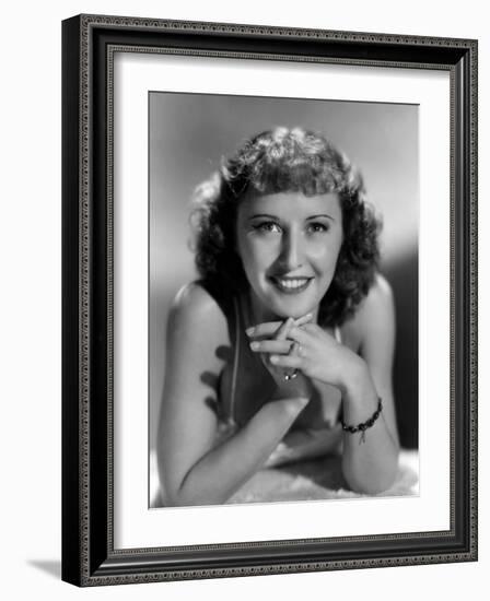 Barbara Stanwyck, March 10, 1939-null-Framed Photo