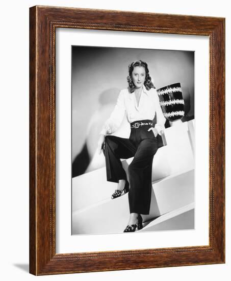 Barbara Stanwyck, Mid 1940s-null-Framed Photo