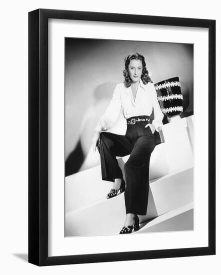 Barbara Stanwyck, Mid 1940s-null-Framed Photo