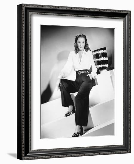 Barbara Stanwyck, Mid 1940s-null-Framed Photo