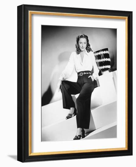 Barbara Stanwyck, Mid 1940s-null-Framed Photo