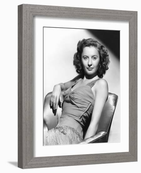 Barbara Stanwyck, Mid 1940s-null-Framed Photo