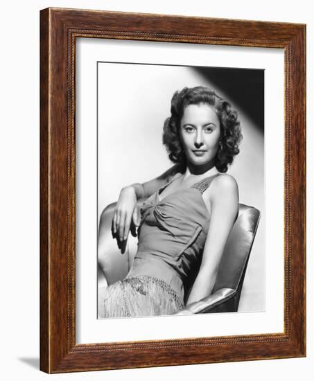 Barbara Stanwyck, Mid 1940s-null-Framed Photo