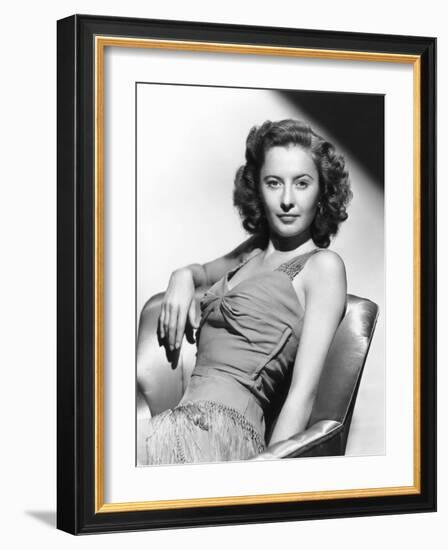 Barbara Stanwyck, Mid 1940s-null-Framed Photo