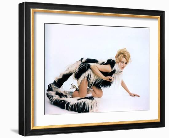 BARBARELLA, 1967 directed by ROGER VADIM Jane Fonda (photo)-null-Framed Photo