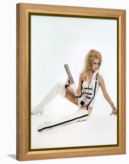 BARBARELLA, 1967 directed by ROGER VADIM Jane Fonda (photo)-null-Framed Stretched Canvas