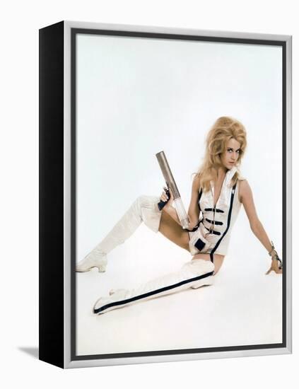 BARBARELLA, 1967 directed by ROGER VADIM Jane Fonda (photo)-null-Framed Stretched Canvas