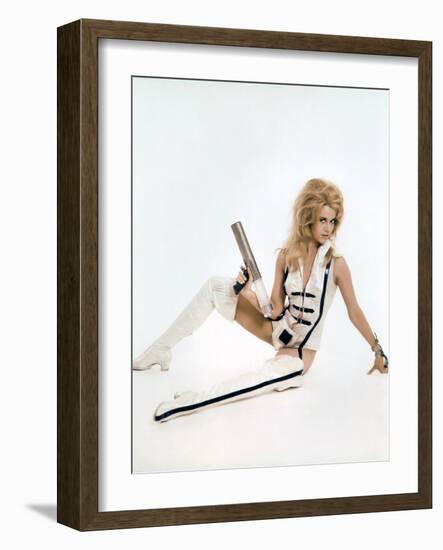 BARBARELLA, 1967 directed by ROGER VADIM Jane Fonda (photo)-null-Framed Photo