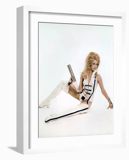 BARBARELLA, 1967 directed by ROGER VADIM Jane Fonda (photo)-null-Framed Photo