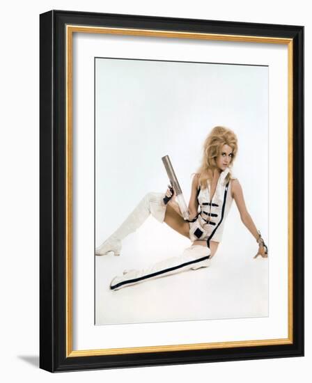 BARBARELLA, 1967 directed by ROGER VADIM Jane Fonda (photo)-null-Framed Photo