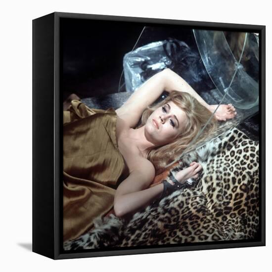 BARBARELLA, 1967 directed by ROGER VADIM Jane Fonda (photo)-null-Framed Stretched Canvas