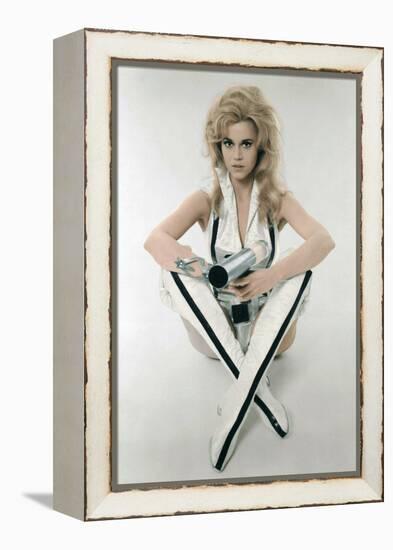 BARBARELLA, 1967 directed by ROGER VADIM Jane Fonda (photo)-null-Framed Stretched Canvas