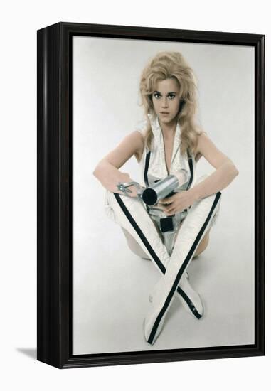 BARBARELLA, 1967 directed by ROGER VADIM Jane Fonda (photo)-null-Framed Stretched Canvas