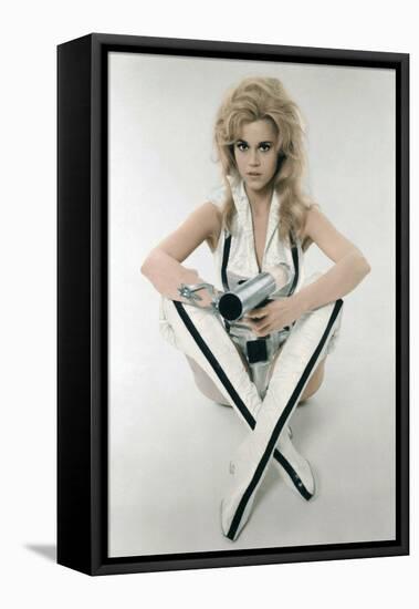 BARBARELLA, 1967 directed by ROGER VADIM Jane Fonda (photo)-null-Framed Stretched Canvas