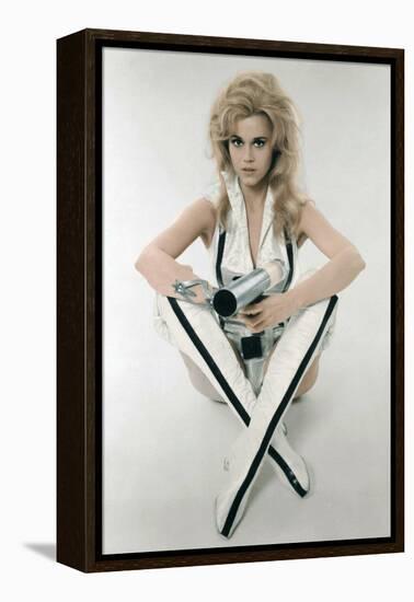 BARBARELLA, 1967 directed by ROGER VADIM Jane Fonda (photo)-null-Framed Stretched Canvas