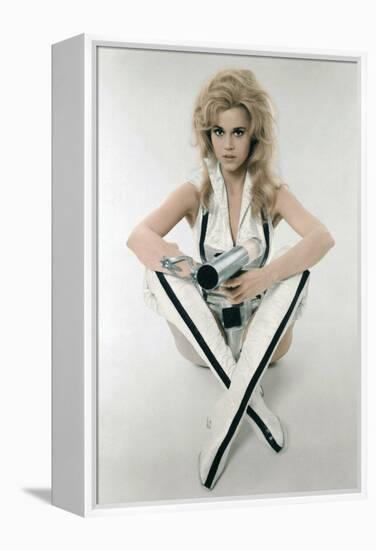 BARBARELLA, 1967 directed by ROGER VADIM Jane Fonda (photo)-null-Framed Stretched Canvas