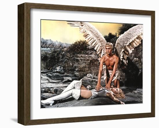 Barbarella, Jane Fonda, John Phillip Law, 1968-null-Framed Photo