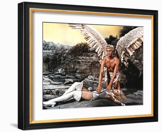 Barbarella, Jane Fonda, John Phillip Law, 1968-null-Framed Photo