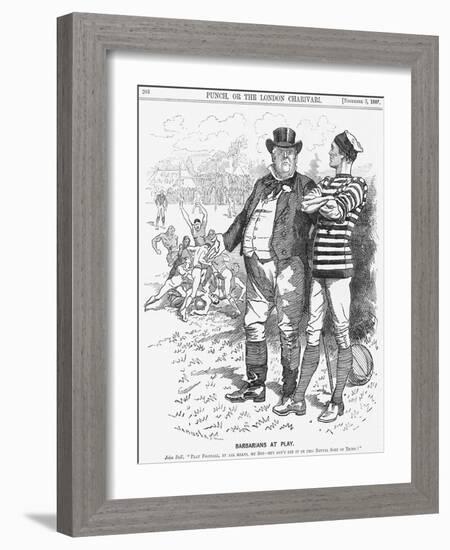 Barbarians at Play, 1888-Edward Linley Sambourne-Framed Giclee Print