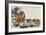 Barbary Lions-Maurice Wilson-Framed Giclee Print