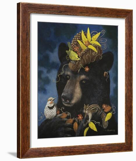 Barbeara's Elegant Hat-Carolyn Schmitz-Framed Giclee Print