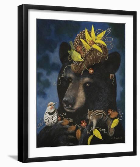 Barbeara's Elegant Hat-Carolyn Schmitz-Framed Giclee Print