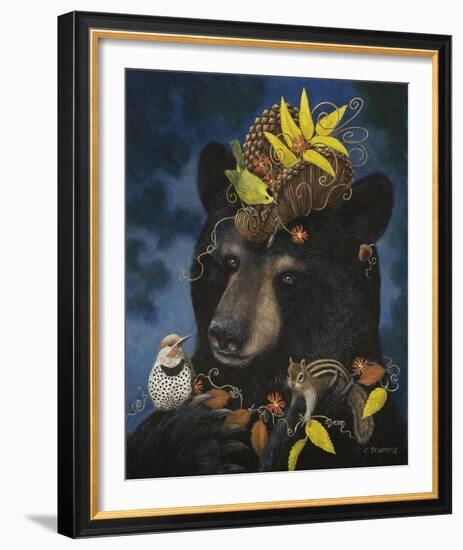 Barbeara's Elegant Hat-Carolyn Schmitz-Framed Giclee Print