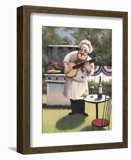 Barbecue Banjo Chef-Unknown Chiu-Framed Art Print