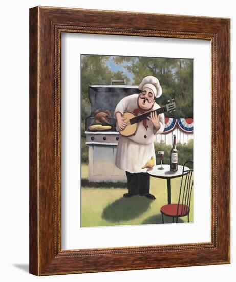 Barbecue Banjo Chef-Unknown Chiu-Framed Art Print