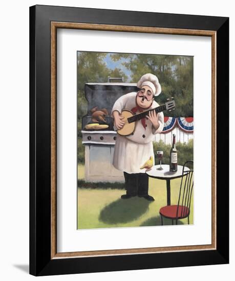 Barbecue Banjo Chef-Unknown Chiu-Framed Art Print
